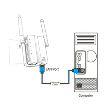 Load image into Gallery viewer, 300Mbps Wireless-N Range Extender WiFi Repeater Signal Booster Network Router with 2 External Antenna, EU Plug, 2 External Antenna (White), 2 External Antenna (Black)