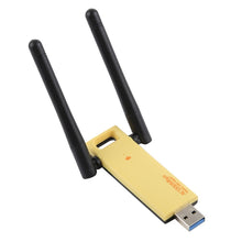 Load image into Gallery viewer, AC1200Mbps 2.4GHz &amp; 5GHz Dual Band USB 3.0 WiFi Adapter External Network Card with 2 External Antenna, AC1200Mbps USB 3.0