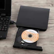 Load image into Gallery viewer, Brushed Texture USB 3.0 POP-UP Mobile External DVD-Rw DVD / CD Rewritable Drive External ODD &amp; HDD Device, Brushed Texture DVD(B)