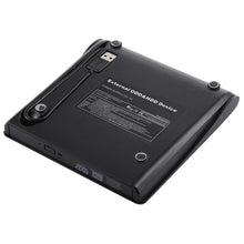 Load image into Gallery viewer, Brushed Texture USB 3.0 POP-UP Mobile External DVD-Rw DVD / CD Rewritable Drive External ODD &amp; HDD Device, Brushed Texture DVD(B)