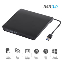 Load image into Gallery viewer, Brushed Texture USB 3.0 POP-UP Mobile External DVD-Rw DVD / CD Rewritable Drive External ODD &amp; HDD Device, Brushed Texture DVD(B)