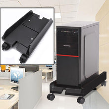 Load image into Gallery viewer, Computer Mainframe Host Adjustable Bracket  with Wheel, Size: S, H Type (Black), H Type (White)