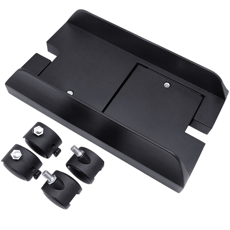 Computer Mainframe Host Adjustable Bracket  with Wheel, Size: S, H Type (Black), H Type (White)