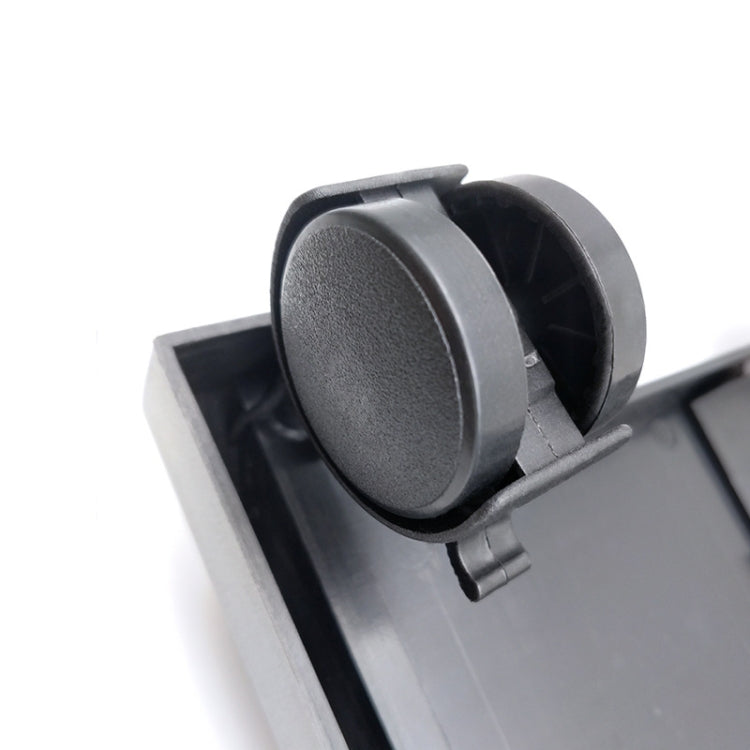 Computer Mainframe Host Adjustable Bracket  with Wheel, Size: S, H Type (Black), H Type (White)