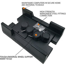Load image into Gallery viewer, Computer Mainframe Host Adjustable Bracket  with Wheel, Size: S, H Type (Black), H Type (White)