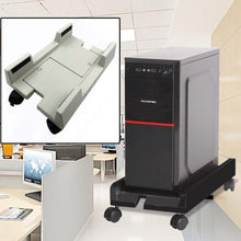 Load image into Gallery viewer, Computer Mainframe Host Adjustable Bracket  with Wheel, Size: S, H Type (Black), H Type (White)