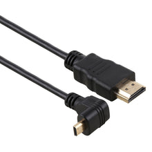Load image into Gallery viewer, 30cm 4K HDMI Male to Micro HDMI Reverse Angled Male Gold-plated Connector Adapter Cable, 30cm Reverse