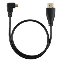 Load image into Gallery viewer, 50cm 4K HDMI Male to Micro HDMI Right Angled Male Gold-plated Connector Adapter Cable, 50cm Right