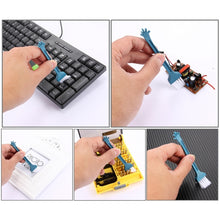 Load image into Gallery viewer, 18pcs Mini Multipurpose Window Groove Keyboard Dust Track  Cleaning Brush