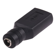 Load image into Gallery viewer, USB Female to 5.5 x 2.1mm Female Plug Adapter Connector, USB Female to 5.5 x 2.1mm