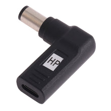 Load image into Gallery viewer, USB-C / Type-C Female to 7.4 x 5.0mm Male Plug Elbow Adapter Connector for HP Laptops, 7.4 x 5.0mm Elbow (HP)