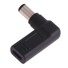 Load image into Gallery viewer, USB-C / Type-C Female to 7.4 x 5.0mm Male Plug Elbow Adapter Connector for Dell Laptops, 7.4 x 5.0mm Elbow (Dell)