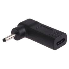Load image into Gallery viewer, USB-C / Type-C Female to 3.0 x 1.1mm Male Plug Elbow Adapter Connector, 3.0 x 1.1mm Elbow