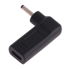 Load image into Gallery viewer, USB-C / Type-C Female to 3.0 x 1.1mm Male Plug Elbow Adapter Connector, 3.0 x 1.1mm Elbow
