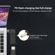 Load image into Gallery viewer, USB-C / Type-C Female to 4.5 x 3.0mm Male Plug Elbow Adapter Connector, 4.5 x 3.0mm Elbow Black, 4.5 x 3.0mm Elbow Blue