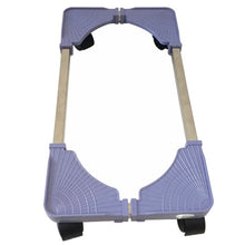 Load image into Gallery viewer, Computer Mainframe Host Adjustable Mobile Base Bracket with Wheel, 43-55cm Length Adjustable, 22-34cm Width Adjustable, H Type