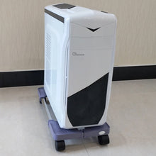Load image into Gallery viewer, Computer Mainframe Host Adjustable Mobile Base Bracket with Wheel, 43-55cm Length Adjustable, 22-34cm Width Adjustable, H Type