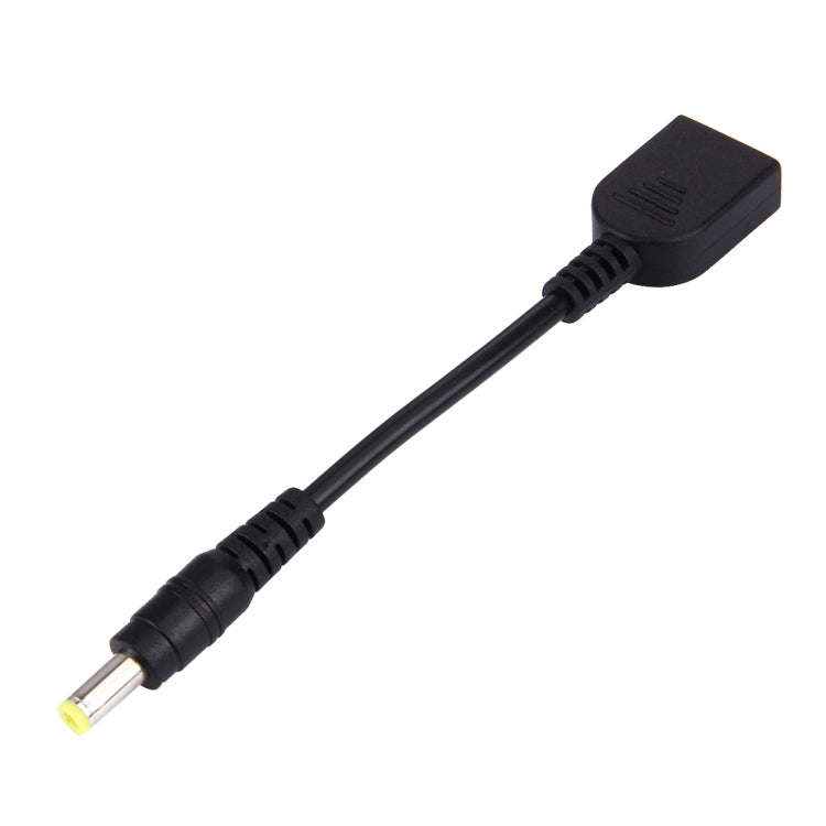 Big Square Female (First Generation) to 5.5 x 2.5mm Male Interfaces Power Adapter Cable for Laptop Notebook, Length: 10cm, X1 Carbon 2018/2017 & Yoga 2018 & T480/T580