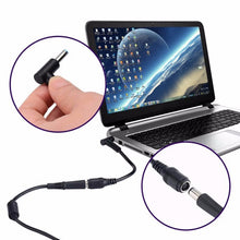 Load image into Gallery viewer, 4.5 x 3.0mm Bent Male to 7.4 x 5.0mm Female Interfaces Power Adapter Cable for Laptop Notebook, Length: 10cm, 4.5 x 3.0mm Bent Male (Length: 10cm)