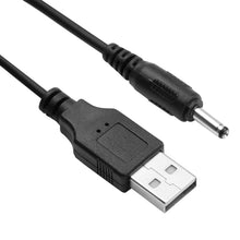 Load image into Gallery viewer, 1.5m USB to DC 3.5mm Power Spring Coiled Cable, AM to DC 3.5mm, Length: 1.5m