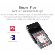 Load image into Gallery viewer, ORICO 6518US3 USB 3.0 Type-B 2.5 / 3.5 inch Tool Free HDD Docking Station External Storage Enclosure Hard Disk Box