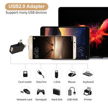 Load image into Gallery viewer, USB-C / Type-C Male + Micro USB Male to USB 2.0 Female Adapter, USB 2.0