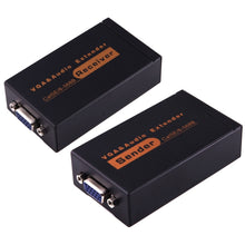 Load image into Gallery viewer, VGA &amp; Audio Extender 1920x1440 HD 100m Cat5e / 6-568B Network Cable Sender Receiver Adapter, Transmission Distance: 100m