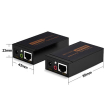 Load image into Gallery viewer, VGA &amp; Audio Extender 1920x1440 HD 100m Cat5e / 6-568B Network Cable Sender Receiver Adapter, Transmission Distance: 100m