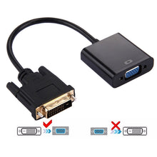 Load image into Gallery viewer, DVI-D 24+1 Pin Man to VGA 15 Pin HDTV Adapter Converter, DVI-D 24+1 Pin