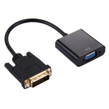Load image into Gallery viewer, DVI-D 24+1 Pin Man to VGA 15 Pin HDTV Adapter Converter, DVI-D 24+1 Pin