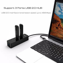 Load image into Gallery viewer, 2 in 1 USB 3.1 USB-C / Type-C to USB 2.0 COMBO 3 Ports HUB + TF Card Reader, 3 Ports USB+TF Card