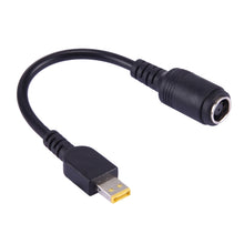 Load image into Gallery viewer, 7.9x5.5mm Female to Lenovo Small Square Male Power Adapter Cable for Lenovo Laptop Notebook, Length: About 10cm, X1 Carbon 2018/2017 &amp; Yoga 2018/2017 &amp; T480/T580