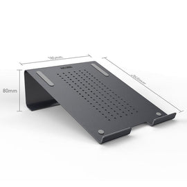 Aluminum Cooling Stand for Laptop, Suitable for Mac Air, Mac Pro,  iPad, and Other 11-17 inch Laptops, Aluminum Stand Grey, Aluminum Stand Gold, Aluminum Stand Silver
