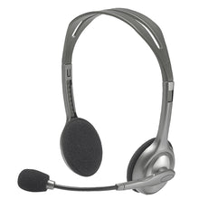 Load image into Gallery viewer, Logitech H110 Dual 3.5mm Audio Plugs Stereo Headset, H110