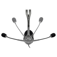 Load image into Gallery viewer, Logitech H110 Dual 3.5mm Audio Plugs Stereo Headset, H110