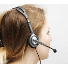 Load image into Gallery viewer, Logitech H110 Dual 3.5mm Audio Plugs Stereo Headset, H110