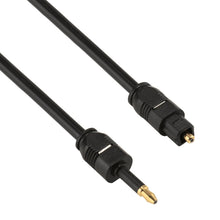 Load image into Gallery viewer, 1m OD4.0mm Toslink Male to 3.5mm Mini Toslink Male Digital Optical Audio Cable, 1m