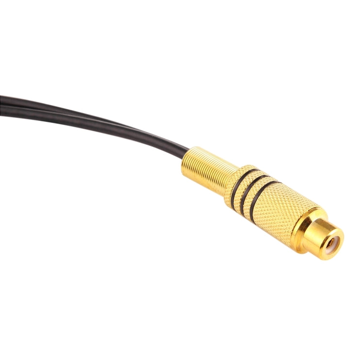 15cm RCA Female to  FAKRA Male + FAKRA Z Type Female RG174 Cable with Spring, FAKRA Male+FAKRA Z Female RG174