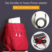 Load image into Gallery viewer, USB-C / Type-C to 6 Pin Magnetic Male Laptop Power Charging Cable for Microsoft Surface Pro 7 / 6 / 5 , Cable Length: about 1.5m, for Microsoft Surface Pro 7 / 6 / 5