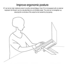 Load image into Gallery viewer, NEXSTAND Laptop Height Extender Holder Stand Folding Portable Computer Heat Dissipation Bracket, Size: 27x3.9x3.6cm