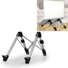 Load image into Gallery viewer, Aluminum Alloy Laptop Height Extender Holder Stand Folding Portable Computer Heat Dissipation Bracket, Size: 24.5x3.3x2.8cm