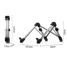 Load image into Gallery viewer, Aluminum Alloy Laptop Height Extender Holder Stand Folding Portable Computer Heat Dissipation Bracket, Size: 24.5x3.3x2.8cm