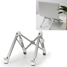 Load image into Gallery viewer, Aluminum Alloy Laptop Height Extender Holder Stand Folding Portable Computer Heat Dissipation Bracket, Size: 24.5x3.3x2.8cm