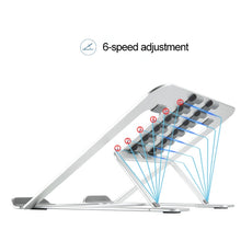 Load image into Gallery viewer, Laptop Height Extender Holder Stand Folding Portable Computer Heat Dissipation Bracket, Size: 22.3x23.5x1.3cm