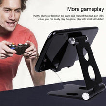 Load image into Gallery viewer, ROOSTAND R2 Aluminum Alloy Mobile Desktop Tablet Bracket Double Folding Lazy Artifact, Size: 6.4x7x9cm