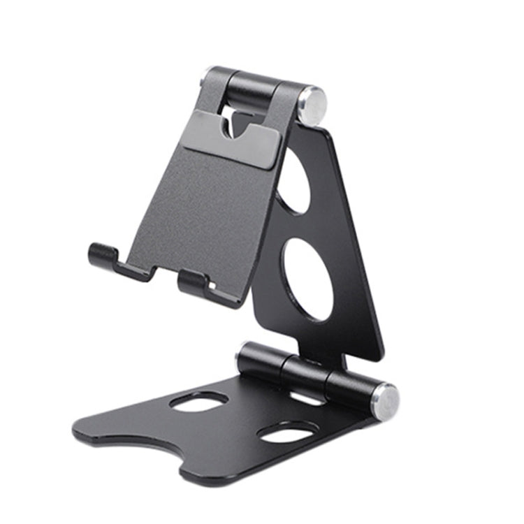 ROOSTAND R2 Aluminum Alloy Mobile Desktop Tablet Bracket Double Folding Lazy Artifact, Size: 6.4x7x9cm