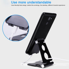 Load image into Gallery viewer, ROOSTAND R2 Aluminum Alloy Mobile Desktop Tablet Bracket Double Folding Lazy Artifact, Size: 6.4x7x9cm