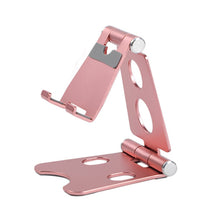 Load image into Gallery viewer, ROOSTAND R2 Aluminum Alloy Mobile Desktop Tablet Bracket Double Folding Lazy Artifact, Size: 6.4x7x9cm, R2  Rose Gold, R2  Rose Red, R2  Silver, R2 Black, R2 Champagne Gold