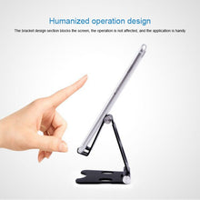 Load image into Gallery viewer, ROOSTAND R2 Aluminum Alloy Mobile Desktop Tablet Bracket Double Folding Lazy Artifact, Size: 6.4x7x9cm, R2  Rose Gold, R2  Rose Red, R2  Silver, R2 Black, R2 Champagne Gold