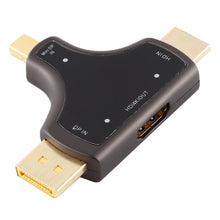 Load image into Gallery viewer, D62A DisplayPort + Mini DP + HDMI Male to HDMI Female 3 in 1 Adapter, D62A